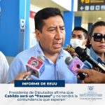 Presidente de Diputados afirma que Cabildo será un “fracaso” y no tendrá la contundencia que esperan