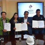 La Diputada Estefanía Morales encabeza firma de convenio para construcción de sistema de alcantarillado sanitario en comunidades rurales de Bolivia