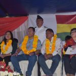 Diputados  acompañan al presidente Luis Arce en la entrega de importantes obras en Tarija y San Lorenzo