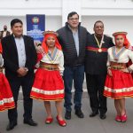 Condecoración a fraternidades ganadoras de la entrada en la Fiesta Mayor de Los Andes