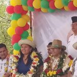 Santa Cruz: Parlamentaria participa de entrega de proyectos en municipio de Montero