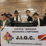 Autoridad legislativa presenta nueva directiva del Concejo Nacional de la Justicia Indígena Originaria Campesina