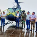 Chimoré: Autoridades nacionales entregan aeronaves para la lucha contra el narcotráfico