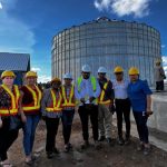 Autoridades fiscalizan construcción de “Planta de Almacenamiento de Granos” en el municipio de Pailón