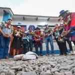 Autoridades participan de entrega de obras en el mes aniversario de Chuquisaca