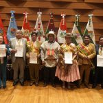 Autoridad parlamentaria otorgó reconocimientos a bandas de música de La Paz