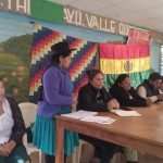 Autoridad legislativa participa de Ampliado campesino en comunidad “Thihumayu” en Chuquisaca