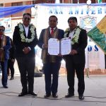 Autoridades parlamentarias participan de aniversario de unidad educativa en urbe alteña