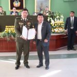 Autoridades parlamentarias otorgan reconocimiento a entidad policial por los 12 años de trabajo