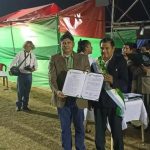 Santa Cruz: Parlamentario participa de acto conmemorativo en municipio de Puerto Quijarro