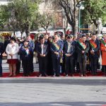 Representación de la Cámara de Diputados participa de actos protocolares conmemorando gesta libertaria en La Paz
