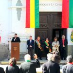 Legisladora participa de la iza de banderas iniciando las “Fiestas Julianas”