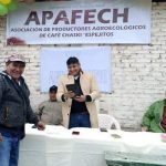 Legislador participa del aniversario de asociación de productores agroecológicos de café en municipio de Buena Vista