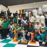 Autoridades participan de inauguración de olimpiada de ajedrez en la ciudad de Santa Cruz