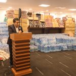 Presidente de diputados entrega donaciones a regiones afectadas por incendios