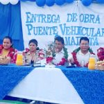 Santa Cruz: Legislador participa de entrega de obra en municipio de Samaipata