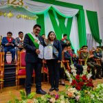 Autoridad legislativa otorga reconocimientos a municipalidad de Melgar en la República del Perú