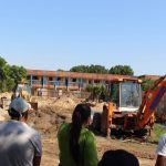 ¡Un nuevo colegio para Montero! Vicepresidenta de Diputados inspecciona la construcción de la obra