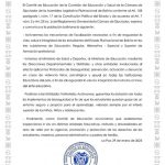 Comité de Educación activa mecanismos para resguardar la vida, salud e integridad de los estudiantes