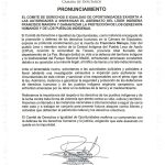 Comité de DDHH de Diputados exhorta a investigar el asesinato del líder indígena Francisco Marupa