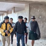 Diputado Palacios inspecciona construcción de un nuevo colegio para Chuquisaca