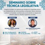 Impulsan seminario sobre “Técnica Legislativa” para mejorar las prácticas en la elaboración de normas