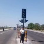 Legislativo inspecciona las obras viales en el acceso al Terrapuerto de Montero