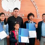 Legislativo distingue a estudiantes chuquisaqueños que brillaron en Olimpiada Internacional de Matemáticas