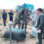 Diputado Vargas fiscalizó operativo antidrogas en Huanuni que culminó con secuestro de 79 sacos de marihuana